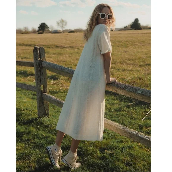 • free people maxi top cream calypso tunic • - Picture 4 of 5